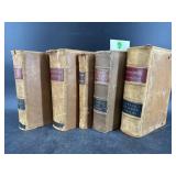 LOT OF 5 LAWS & STATUTES OF NEW JERSEY ANTIQUE
