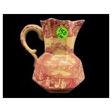 MASONS VISTA ENGLAND RED AND WHITE PORCELAIN
