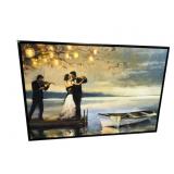 FLOAT BLACK PRINT ON CANVAS