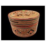 VINTAGE BURMESE LACQUER BETEL BOX