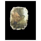 DESIGNER CAROL BRODIE STERLING LABRADORITE RING;