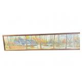 YARD WATER COLOR BY MABEL ALLEN