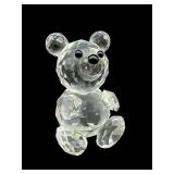 SWAROVSKI CRYSTAL BEAR FIGURINE WITH BOX