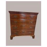 18TH CENT. PINE 4 DRAWER CHEST