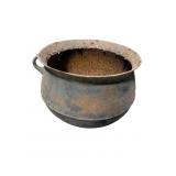 LARGE CAST IRON CAULDRON