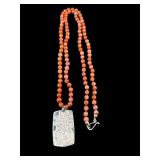 DESIGNER JAY KING STERLING CARNELIAN BEAD