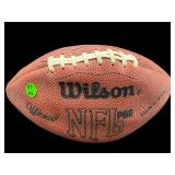 WILSON ATHLETE SIGNED FOOTBALL