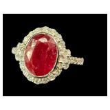 PLATINUM NATURAL UNHEATED EAST AFRICAN RUBY &