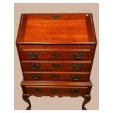 MADDOX SOLID CHERRY QUEEN ANNE SLANT FRONT DESK