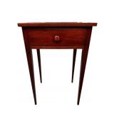 SOLID MAHOGANY 1 DRAWER HEPPLEWHITE STAND