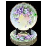 SET OF 4 SIGNED SEVRES BAVARIA HAND PAINTED