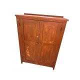 EARLY PEGGED JELLY CUPBOARD