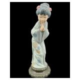 LLADRO SAYONHARA PORCELAIN GEISHA GIRL FIGURINE