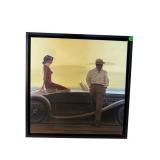 BONNIE AND CLYDE STYLE PRINT ON CANVAS