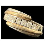 10K MENS .75 CT. DIAMOND RING
