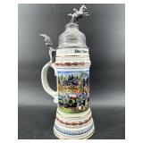 GERMAN STEIN WITH FACE IN BOTTOM