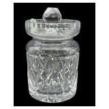 WATERFORD CRYSTAL HONEY/JELLY JAR WITH LID