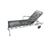WROUGHT IRON CHAISE LOUNGE