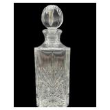 HEAVY GORHAM CRYSTAL PINEAPPLE FAN DECANTER