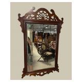 CHERRY CHIPPENDALE MIRROR