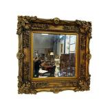 HIGH QUALITY SHELL CARVED ORNATE MIRROR