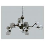 KICHLER SILVARIOUS 12 LIGHT CHANDELIER
