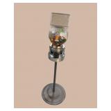 FORD ANTIQUE GUMBALL MACHINE ON STAND