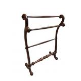 MAHOGANY QUILT RACK