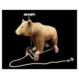 ANTIQUE STEIFF BEAR RIDING TOY