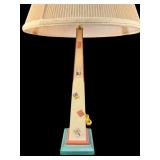 PAINT DECORATED STAMP DECORATOR LAMP