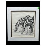 ARTIST SIGNED 1986 ORIGINAL PEN AND INK DRAWING