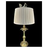 EXTRA LARGE ORNATE PHEASANT FINIAL LAMP