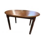 WALNUT OVAL DINING TABLE