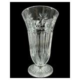 SMALL WATERFORD CRYSTAL STARBURST FOOTED VASE