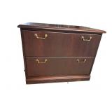 CHERRY 2 DRAWER LARGE FILE CABINET
