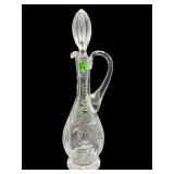 QUALITY CRYSTAL LARGE DECANTER WITH STOPPER