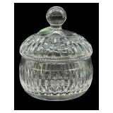 WATERFORD CRYSTAL EILEEN VANITY JAR WITH LID
