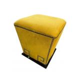 ALL UPHOLSTERED DECORATOR STOOL