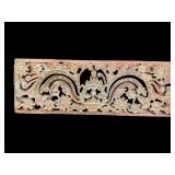 LARGE INDIAN WOODEN CARVED DOOR PANEL