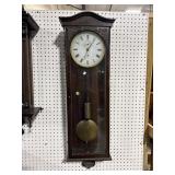 ROSEWOOD ONE WEIGHT VIENNA REGULATOR CLOCK