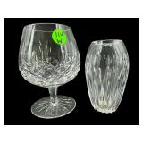 2 PC LOT WATERFORD CRYSTAL