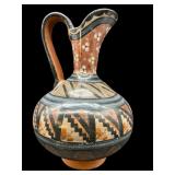 ARTIST SIGNED HAVEZ COVULA MEXICAN POTTERY LARGE