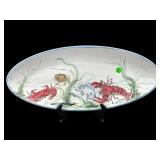 CLOUDS OF FOLSOM 1999 PORCELAIN FISH PLATTER