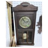 OAK EUROPEAN HANGING CLOCK