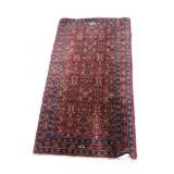 SIGNED 4 FT 9 IN X 2 FT 8 IN HANDMADE PERSIAN