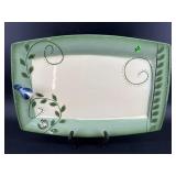 BELLA CASA BY GANZ CERAMIC BIRD SERVING TRAY