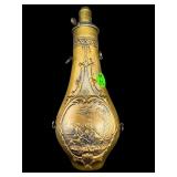 CIVIL WAR BRASS POWDER HORN