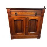 WALNUT VICTORIAN WASHSTAND