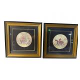LOT OF 2 HUNT SCENE PRINTS