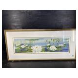 LILY PAD WATERCOLOR PAINTING BY PAULENE BOUDREAU